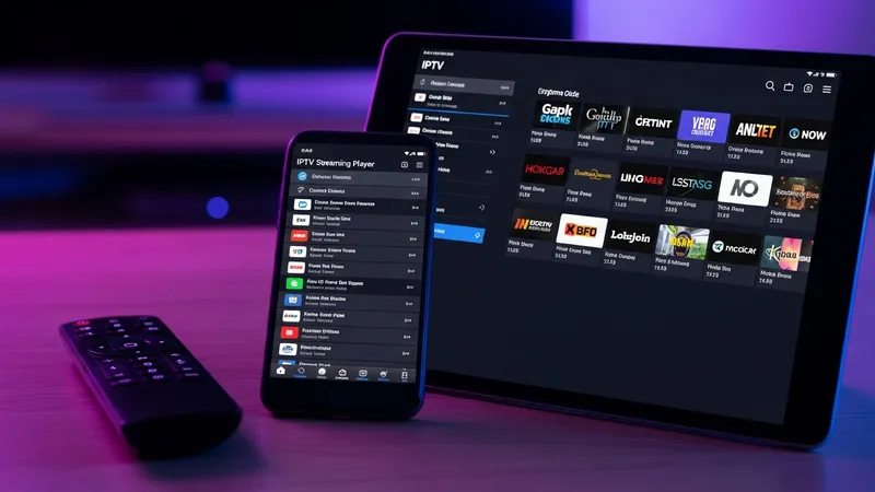 Abonnement IPTV Smarters Pro application player mobile tablette
